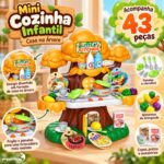 Kit Cozinha Completa Infantil Casa Na Árvore 43 Acessórios - BW572 - 5