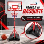 Cesta Tabela Basquete Infantil Aro 30cm C/ Suporte E Bola - BW557 - 5