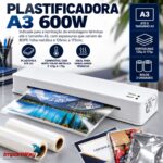 Plastificadora Laminadora Boop A3 600w Quente E Fria 220v - IWE024 - 5