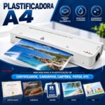 Plastificadora A4 300w 220v Quente E Fria Compacta Branca - IWE019BR - 5