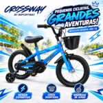 Bicicleta Infantil Aro 14 Com Rodinha Cesta Azul - BW503AZ - 5