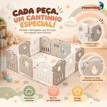 Cercadinho Bebê Infantil Modular Com Tapete - BW477 - 5