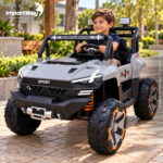 Carro Jipe Elétrico Infantil Controle Pedal Sons 12v Cinza - BW277RCZ - 6