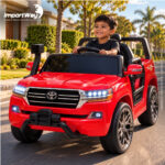 Mini Carro 12v Licenciado Toyota Land Cruiser Vermelho Way - BW598VM - 6