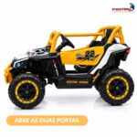 Quadriciclo Elétrico Infantil 12v Com Luz E Som Branco - BW399BR - 6