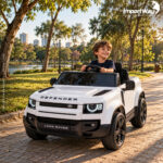 Carro Elétrico 12v Licenciado Land Rover Defender Branco - BW603BR - 6