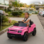 Carro Elétrico 12v Licenciado Land Rover Defender Rosa - BW603RS - 6