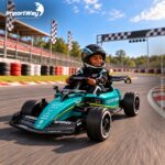 Mini Go Kart 24v Licenciado Aston Martin Aramco F1 Verde - BW594VD - 6