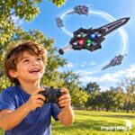 Drone Infantil Quadricóptero Espada Voadora C/ Luz Controle - BW589 - 6