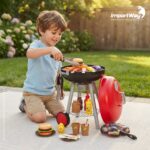 Churrasqueira Infantil Com Som Luz E Acessórios Mini Chef - BW573 - 6