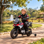 Mini Moto Bmw Gs F850 12v Licenciada Vermelho Luz Som - BW595VM - 6