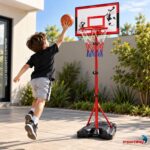 Cesta Tabela Basquete Infantil Aro 30cm C/ Suporte E Bola - BW557 - 6