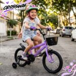 Bicicleta Infantil Aro 14 Com Rodinha Cesta Lilás - BW503RX - 6