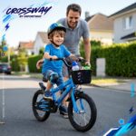 Bicicleta Infantil Aro 14 Com Rodinha Cesta Azul - BW503AZ - 6