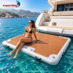 Boia Plataforma Flutuante Inflável 1,8x1,5m C/ Acesórios - IWI023 - 6