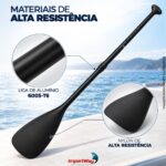 Remo Stand Up Paddle Sup Ajustável Tripartido Preto - IWI013 - 6