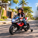 Mini Moto 12v Licenciada Bmw Hp4 Vermelho Música Luz - BW597VM - 6