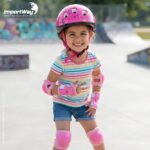Kit De Proteção Infantil Completo Ajustável C/ Capacete Rosa - BW521RS - 7