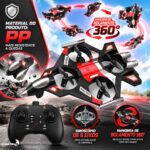 Drone Avião De Controle Remoto Aero Caça Jato 360° Vermelho - BW590VM - 7