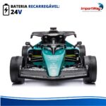 Mini Go Kart 24v Licenciado Aston Martin Aramco F1 Verde - BW594VD - 7