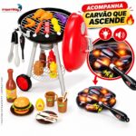 Churrasqueira Infantil Com Som Luz E Acessórios Mini Chef - BW573 - 7