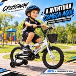 Bicicleta Infantil Aro 14 Com Rodinha Cesta Branco - BW503BR - 7