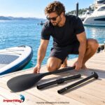 Remo Stand Up Paddle Sup Ajustável Tripartido Preto - IWI013 - 7