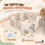 Cercadinho Bebê Infantil Modular Com Tapete - BW477 - 7