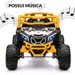Quadriciclo Elétrico Infantil 12v Com Luz E Som Branco - BW399BR - 8