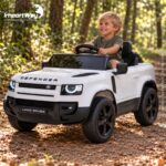 Carro Elétrico 12v Licenciado Land Rover Defender Branco - BW603BR - 8