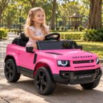Carro Elétrico 12v Licenciado Land Rover Defender Rosa - BW603RS - 8