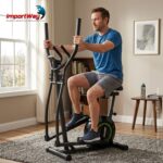 BICICLETA ERGOMÉTRICA HORIZONTAL E ELÍPTICO COM ASSENTO - IWF029 - 8