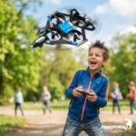 Drone Avião De Controle Remoto Aero Caça Jato 360° Azul - BW590AZ - 8