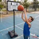 Cesta Tabela Basquete Infantil C/ Suporte Bola E Bomba De Ar - BW562 - 8