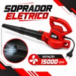 Soprador De Folhas E Resíduos Elétrico Para Jardim 220v - IWFE013 - 8