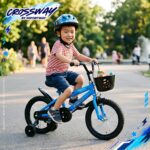 Bicicleta Infantil Aro 14 Com Rodinha Cesta Azul - BW503AZ - 8