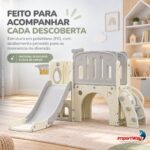 Playground 4x1 C/ Escorregador, Cesta Telescópio E Ponte - BW473 - 8