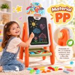 Lousa Mágica Infantil Dupla Face Magnética Ou Quadro Negro - BW571 - 9